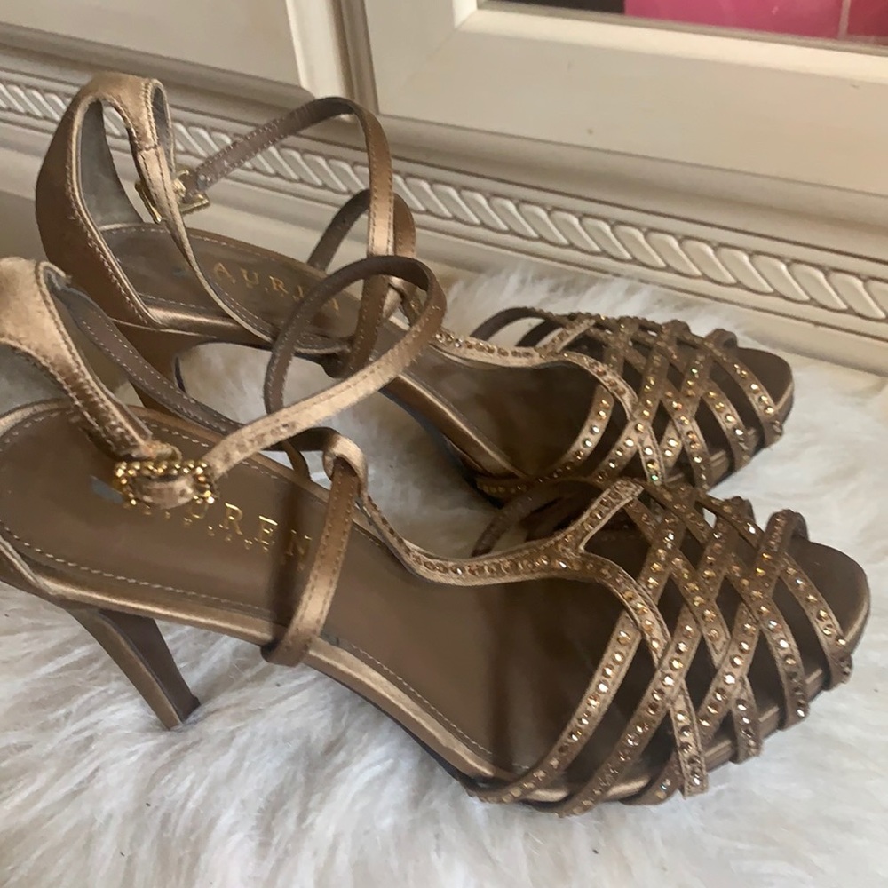 New Ralph Lauren satin shoes